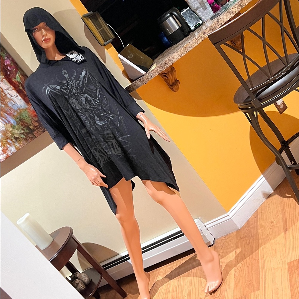 Killstar Asura Hood Dress size XS  Devil goth gothic nwt